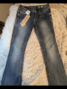 Miss Me Women's Bootcut Jeans in Medium Blue Wash